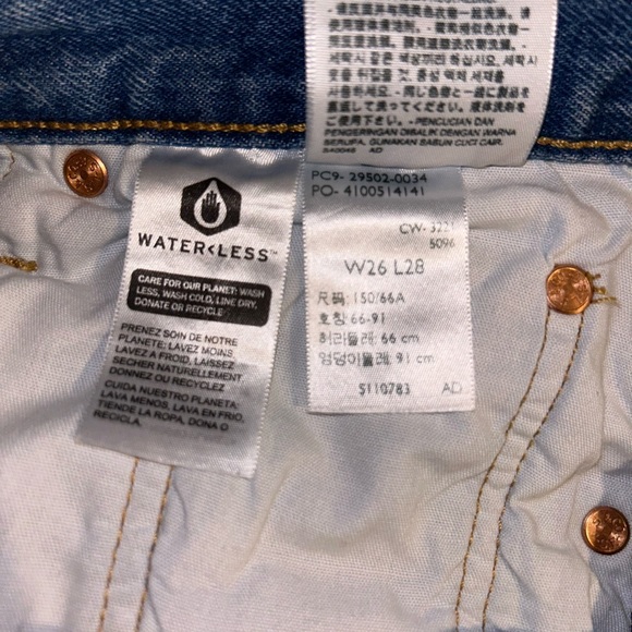 Levi's Women's Premium 501 Skinny Jeans - Picture 9 of 10